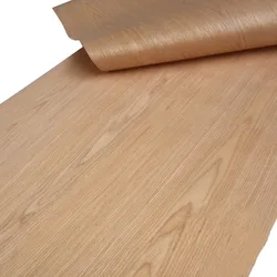 Engineered Wood Veneer Technology Synthetic Reconstituted Artificial Manufactured Wood Veneer E.V.Red Oak C/C