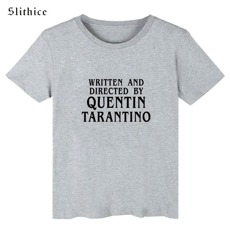 Slithice Fashion Quentin Tarantino Sexy T-shirts Tops Women short sleeve Cotton Hipster Tumblr Summer Women T-shirt shirts