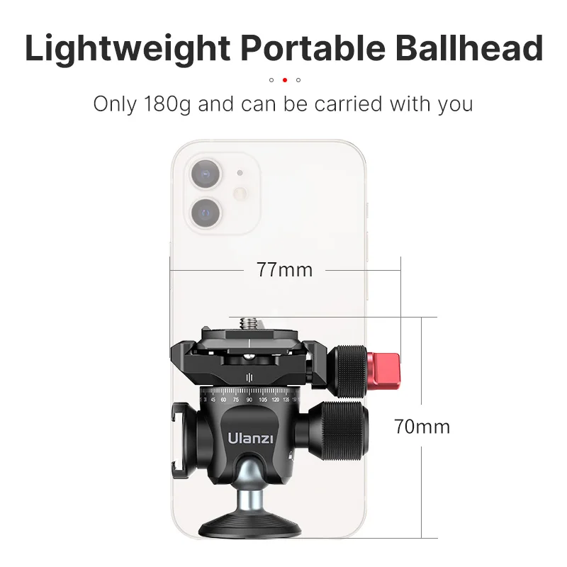 Ulanzi MT-28 Carbon Statief U-120 Panoramisch Balhoofd Kit 1/4 ''Statief Monopod Met Koud Schoen Draagbare Vlog Statief