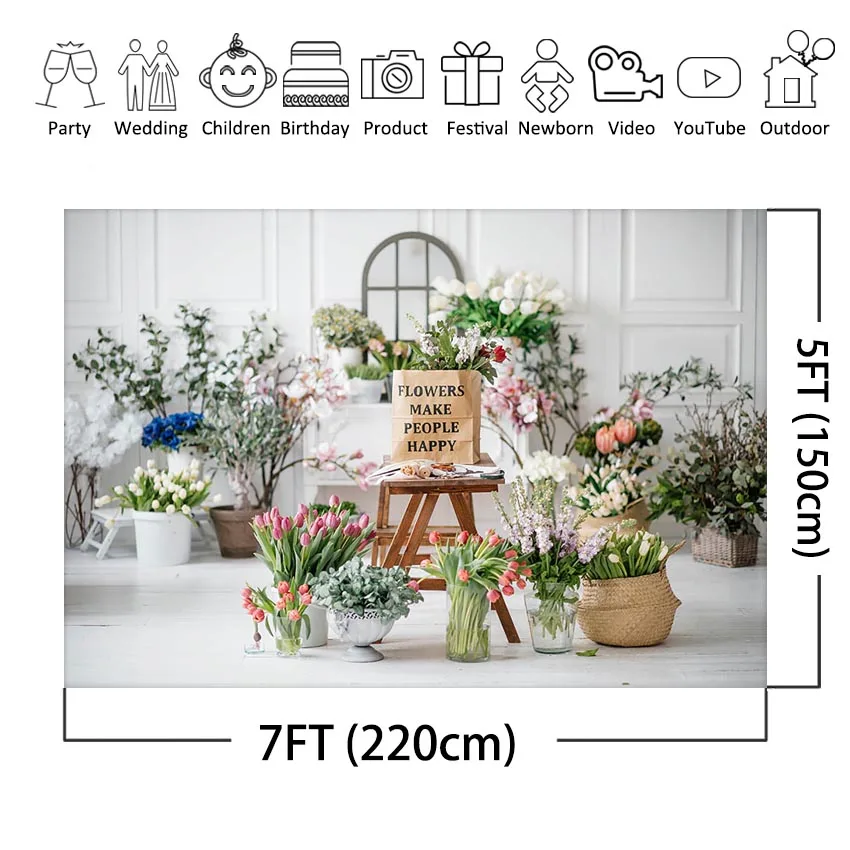 Mocsicka – arrière-plan de photographie de printemps pour enfants, arrière-plan de photographie de gâteau de fleur, de Smash, pour Portrait, prise de vue, accessoires de Studio pour la photographie