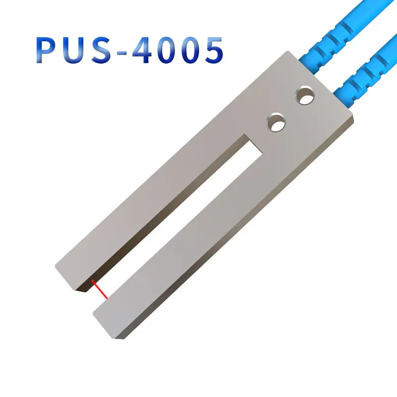 5mm slot type fiber optic sensor PUE-4005 FFU712BC can detect labels