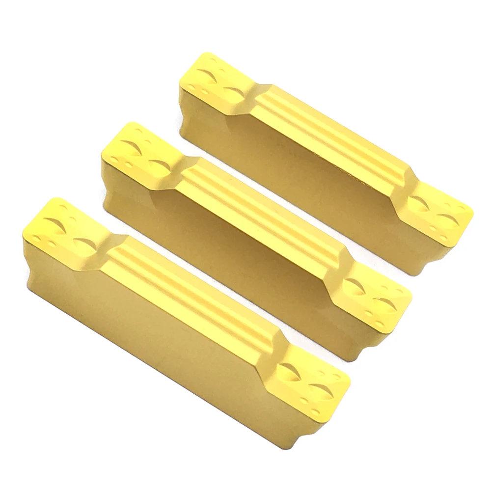 10PCS MGMN150 MGMN200 MGMN300 MGMN400 NC3030 Yellow Grooving Inserts Cutting Tool For External Tool Holder MGEHR Turning Tool