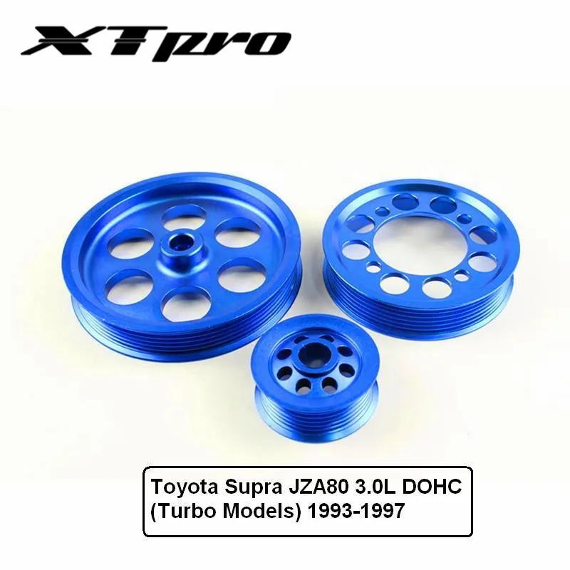 For Toyota Supra JZ 3.0 V6 JZA80 1993-1997 Aluminum Light-Weight Crank shaft Pulley