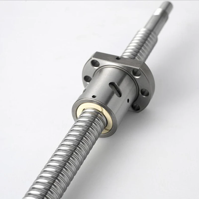 SFU1204 C5 Ball Screw BallScrew With1204 Flange Single Ball Nut End Machined Customizable Any Size Processing For CNC 3D Priter
