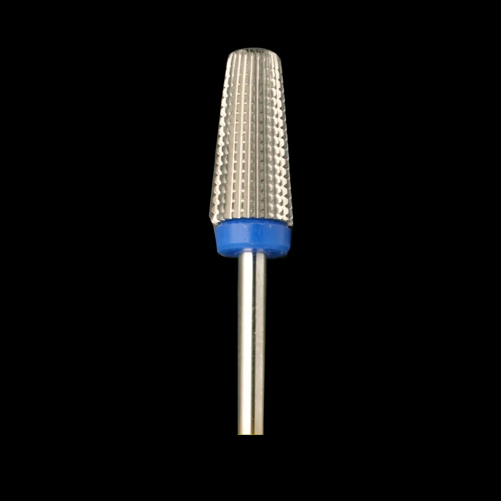 Tapered Carbide Nail Drill Bits With Cut 3/32" Two-Way 5 in 1  Carbide Bit Drill Accessories Milling Cutter For Manicure