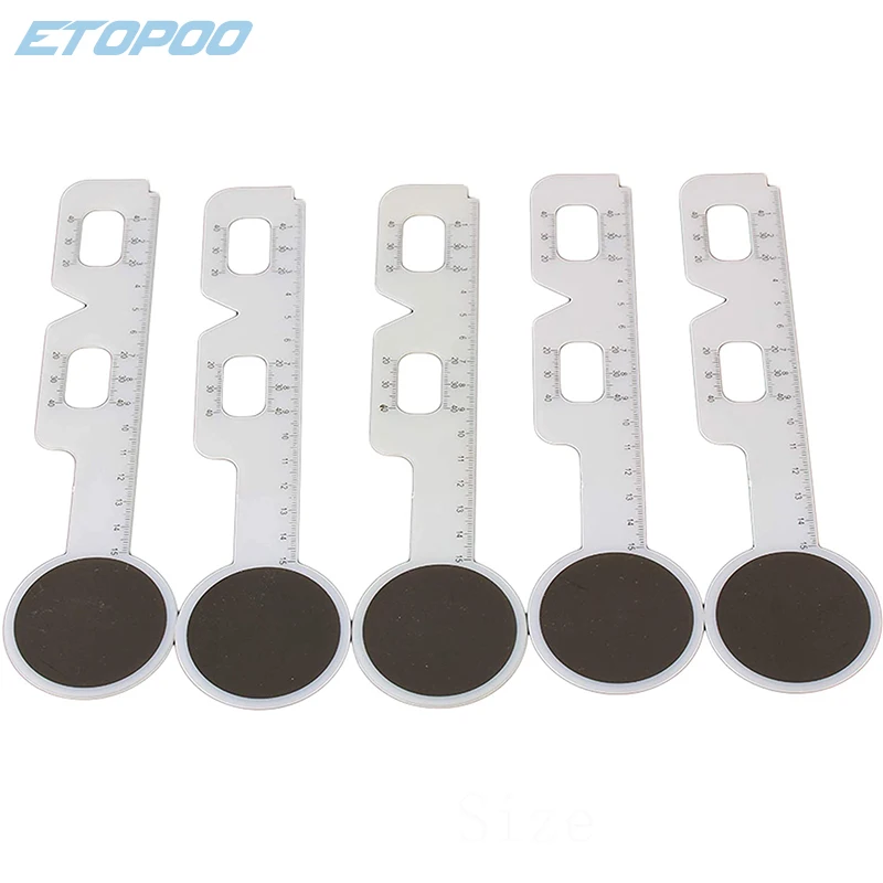 5pcs Practical Optical PD Ruler Pupil Distance Measuring Tool Eye Ophthalmic Tool For Hospital Care Tools