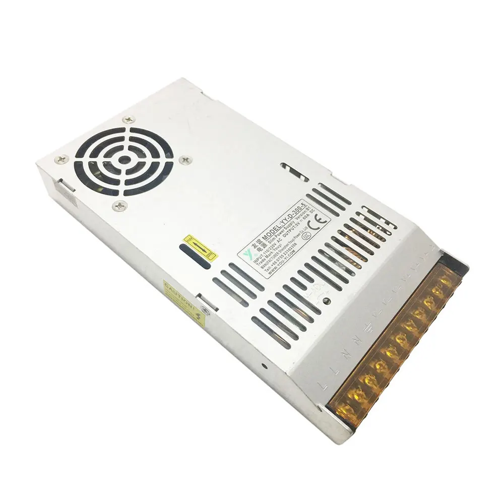 MuenLed LED Power Supply 5v60a 110V -220V comutável YY-D-300-5/Melhor Fornecedor Display LED