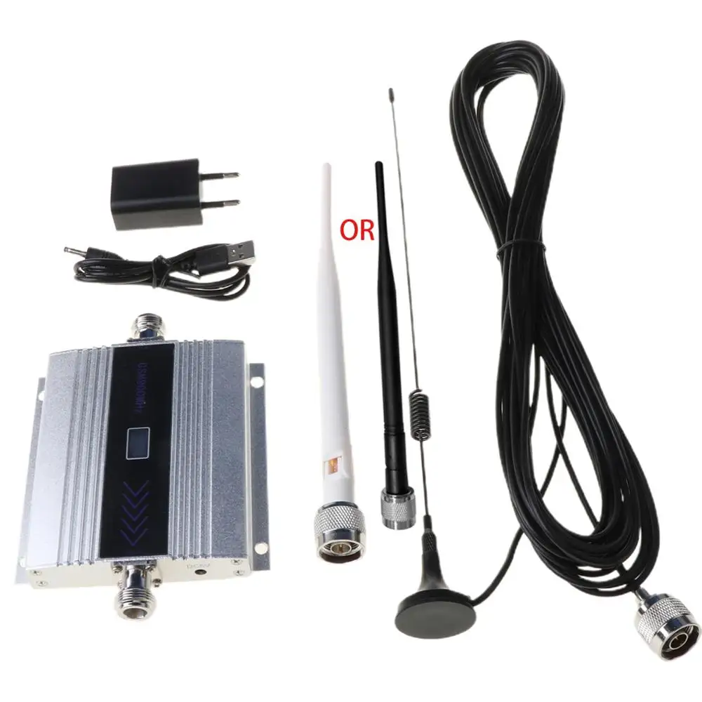 900Mhz GSM 2G/3G/4G Signal Enhancer Adapter Signal Booster Repeater Amplifier Antenna for Mobile Phone