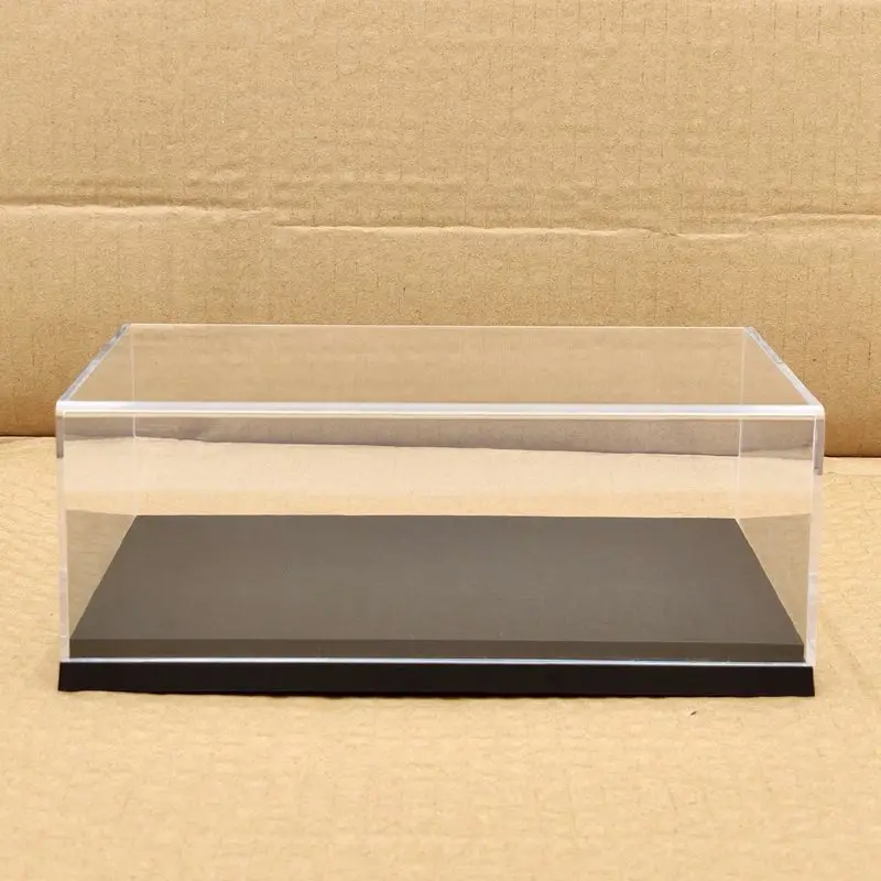 Acrylic Case Motorcycle Model Toys Car Display box Transparent Stand Dustproof Storage Boxes Gifts 20cm