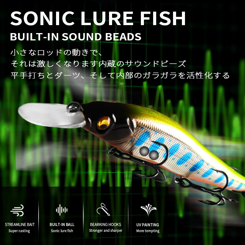 BEARKING NEW fishing lures, assorted colors, minnow crank 11cm 14g,tungsten weight system. hot model crank bait 10 colors