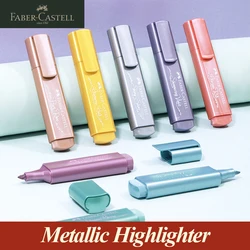 Faber-Castell Metallic Highlighter Markers Painting Art Highlighter Pen Drawing Bright Marker Writing For Student Supplies Set