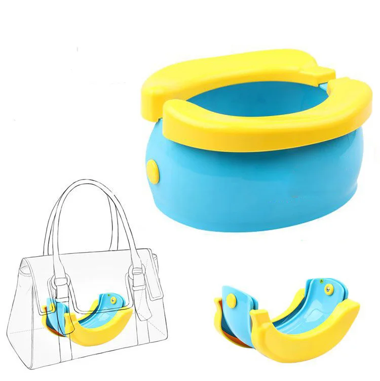 Travel Portable Baby Infant Toilet Chamber Pots Foldaway Kids Boy And Girl Potty Rings Multifunctional Environmentally