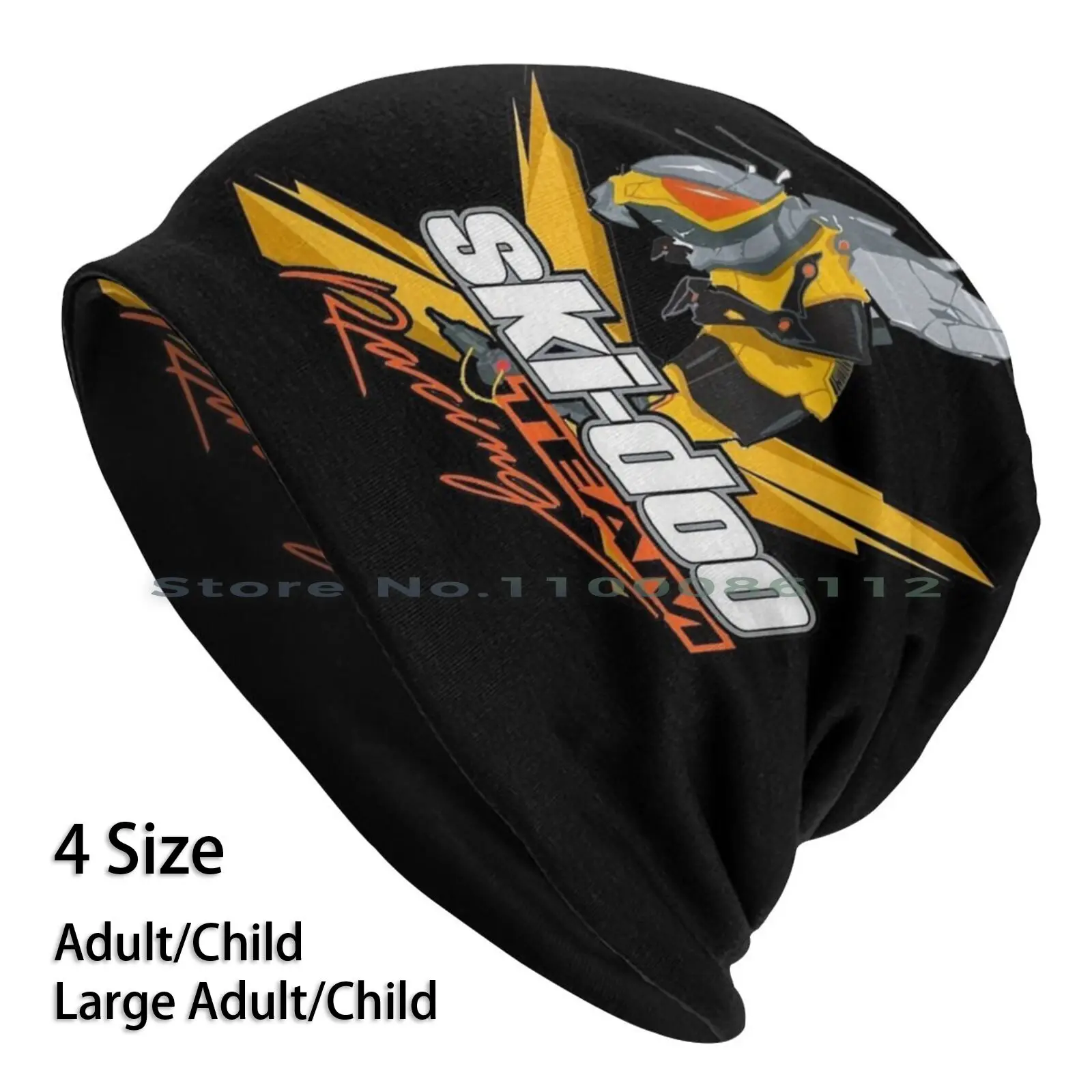 Ski-Doo Logo Beanies Knit Hat Ski Doo Arctic Cat Snow Mobiles Vehicle Allison Baja Boats Speed Racing Sea Water Adventure Jet