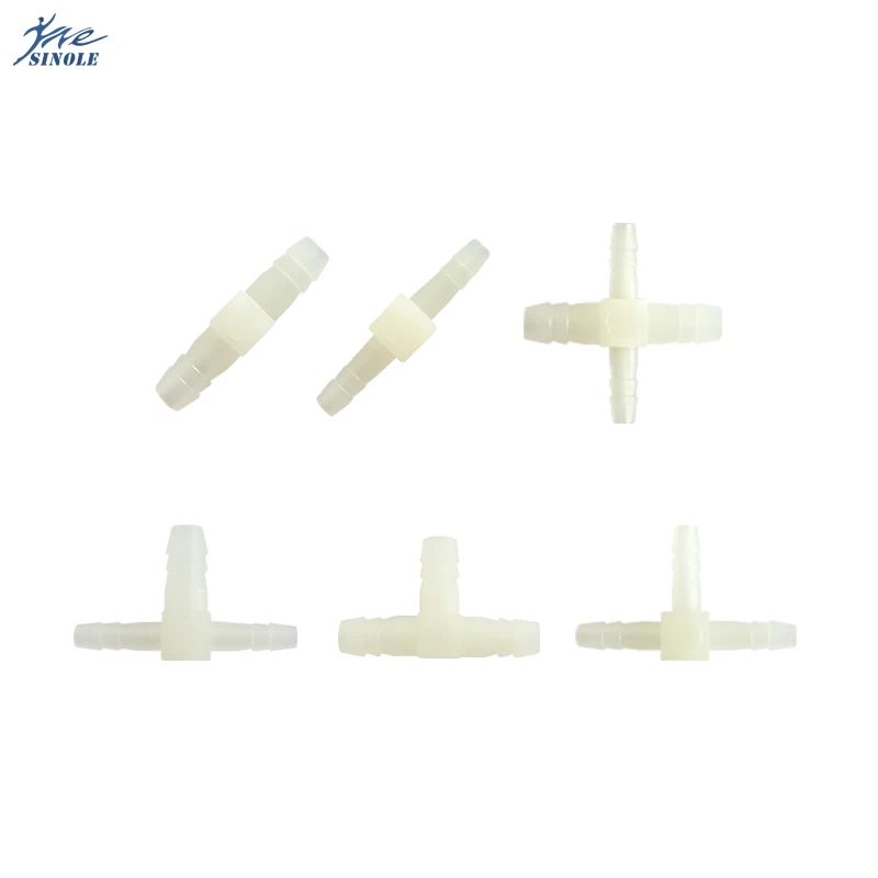 10pcs/bag Dental Fitting Connector for Dental Air Water Plastic Tube Connector Pipe dental joint Water pipe and air pipe joint