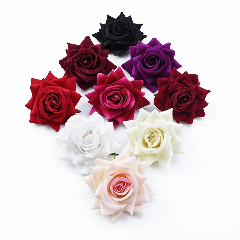 5/10 Stück Künstliche Blumen Großhandel Günstige DIY-Geschenke Süßigkeitenbox Scrapbook für Hochzeit Wand Weihnachtsdekorationen für Zuhause – Detail 3