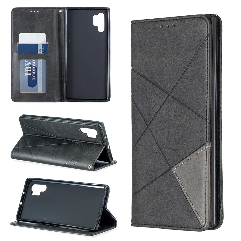 Wallet Flip Case For Samsung Galaxy Note 10 Note10 Plus 10Plus Note10Plus 5G Cover Magnetic Leather Phone Cases Bags