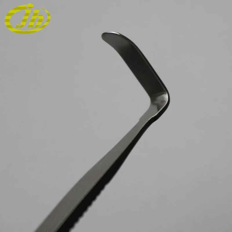 Y Tế Retractor Đôi Dây Thép Không Gỉ Cấp Tròn Tay Cầm 2 Móng Vuốt Đựng Mỹ Phẩm Nhựa Phẫu Thuật Mũi Retractor