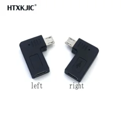 90 degree  angled USB 3.1 Type C Male-To-Female To Micro USB Female OTG USB-C Converter Adapter For Huawei Samsung Xiaomi