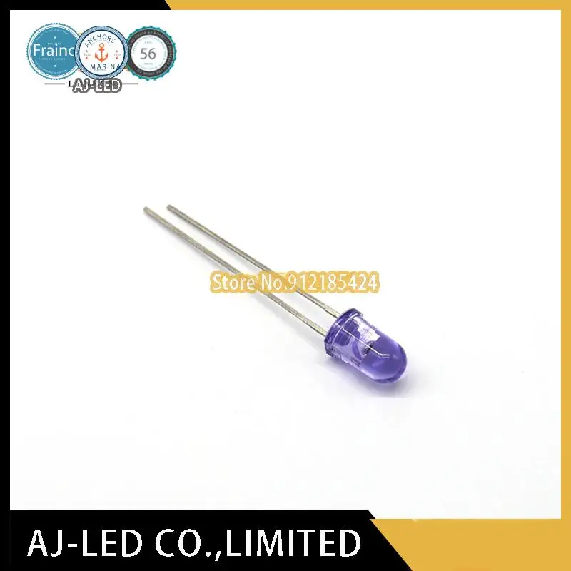 Diode électroluminescente à émission infrarouge SFH485-2, longueur d'onde 5mm, angle 880nm ± 20 °, OSRAM violet, 10 pièces/lot