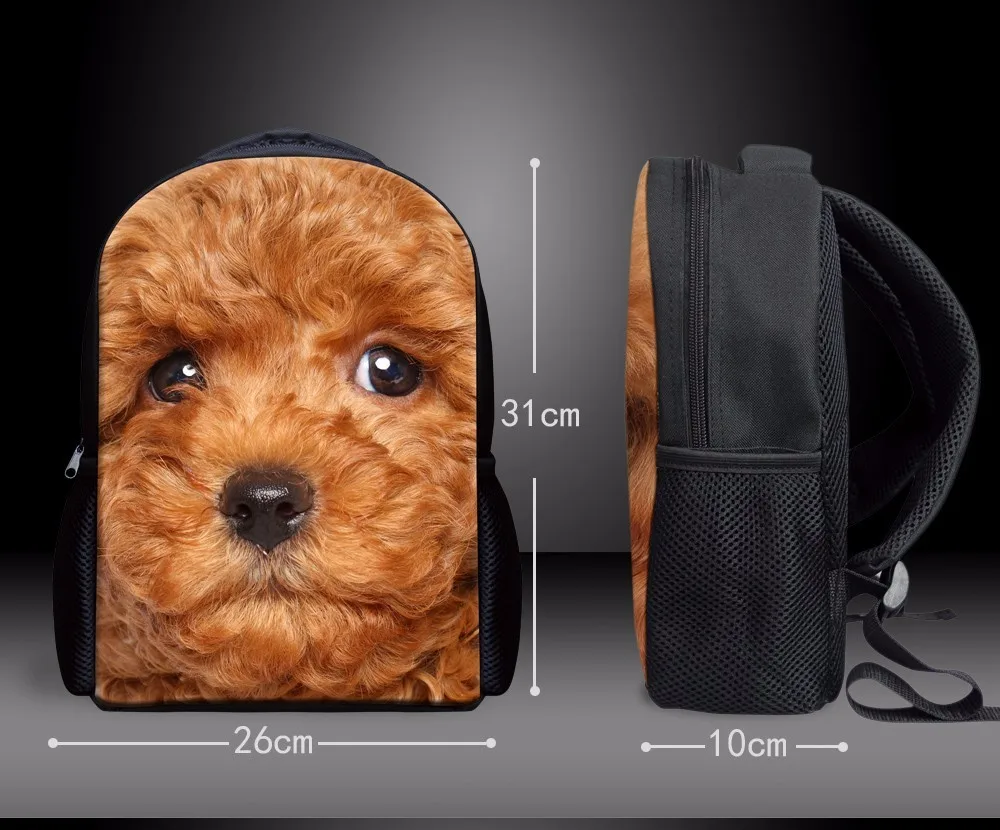 2025 Cartoon Kawaii Hund Druck Kleine Kinder Schultasche Kinder Schultaschen für Kindergarten Jungen Mädchen Schultaschen Weihnachtsgeschenke