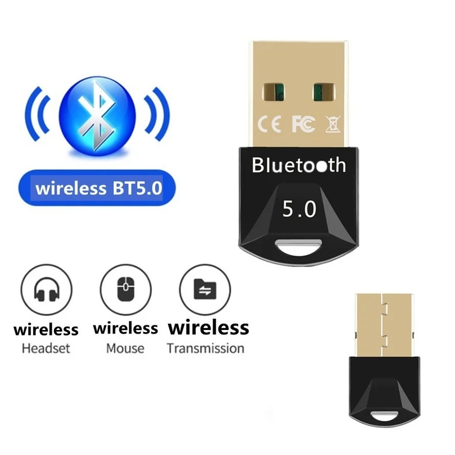 Adaptador sem fio 5.0 Wvvmvv-usb, transmissor e receptor de alta velocidade, bt 5.0, para laptop e computador