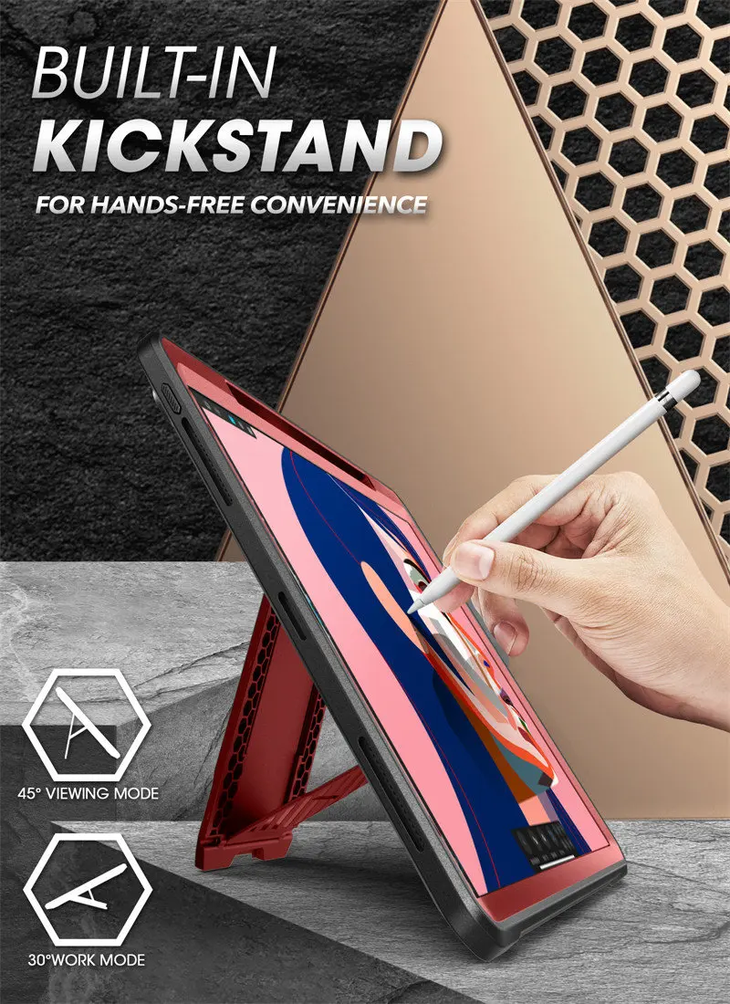 SUPCASE For iPad Pro 12.9 Case (2022/2021/2020) UB Pro Full-Body Rugged Kickstand Protective Case with Built-in Screen Protector