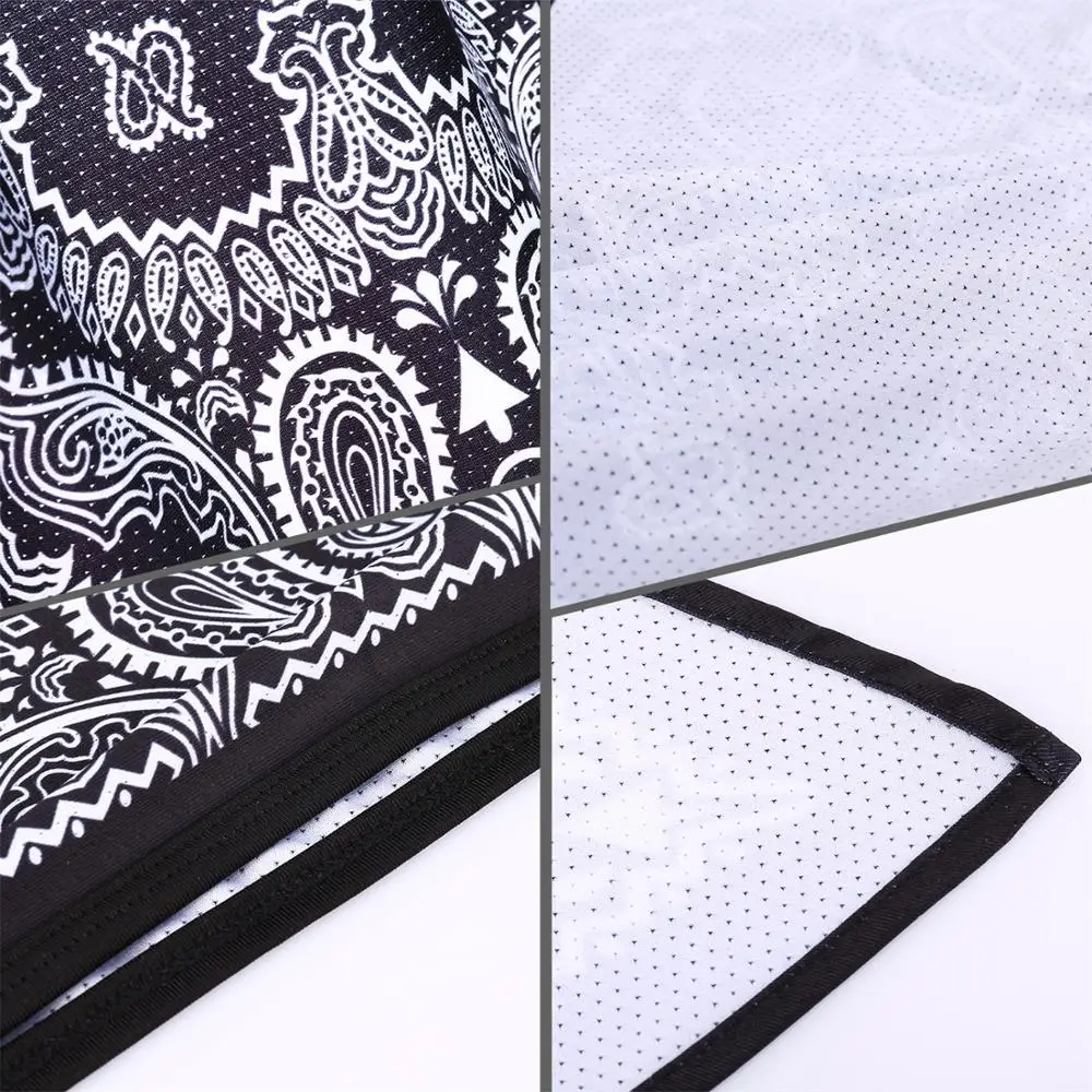 Multifunctional Printing Triangle Scarf Motorcycle Cycling Bandanas Hiking Camping Hunting Fishing Neck Warmer Face Mask