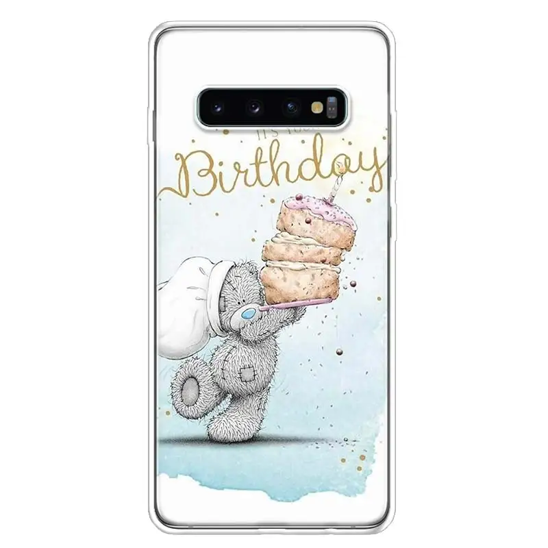 Tatty Teddy Me To You Bear Cartoon Phone Case For Samsung Galaxy S21 S20 FE S22 S23 S24 Ultra S10 Plus S9 + S8 S10E Soft Cover