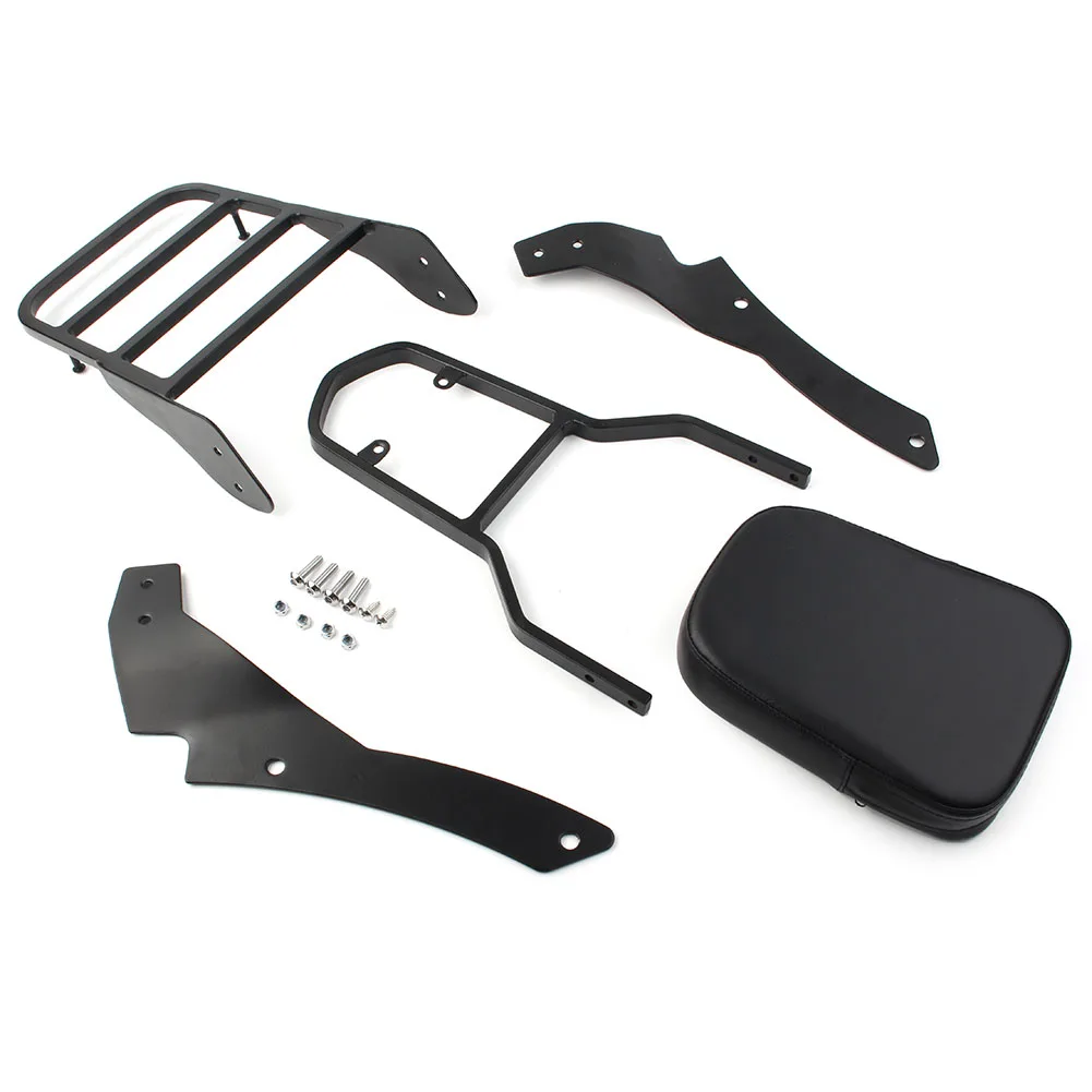 Motorcycle Backrest Sissy Bar Luggage Rack For Yamaha Dragstar V-Star 650 400 Custom 1996-2011