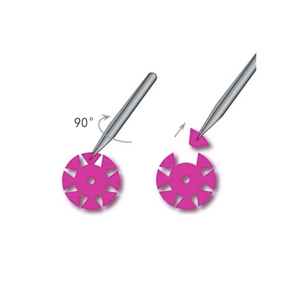 135°C Autoclavable 100pcs Dental Root Canal Files Stopper Counter Mark Ring Countin Circle（Not Include The Files）