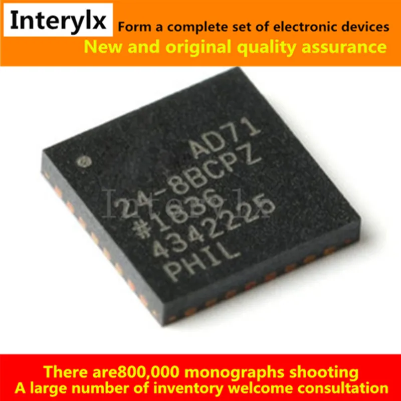 5Pcs/Lot AD7124-8BCPZ AD7124-8BCP AD7124-8BC AD7124-8B AD7124-8 IC ADC 24BIT SIGMA-DELTA 32LFCSP