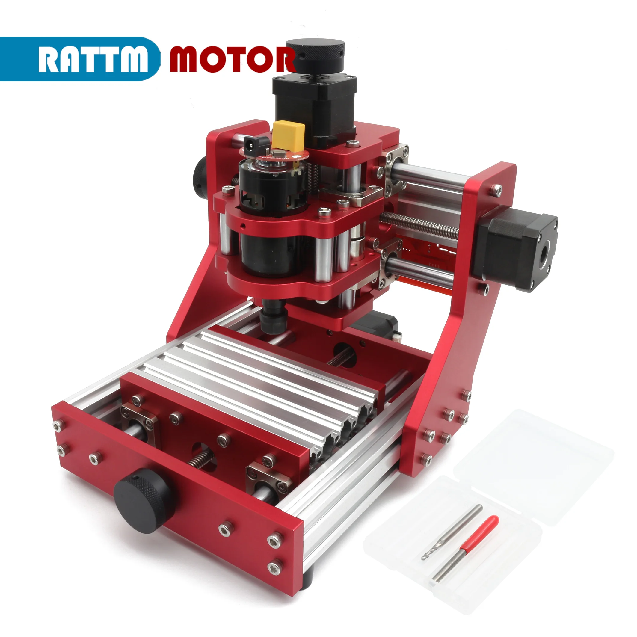 CNC Laser Engraving Router mini machine For Wood 1310 pvc pcb Whole Matal Frame with ER11 collet