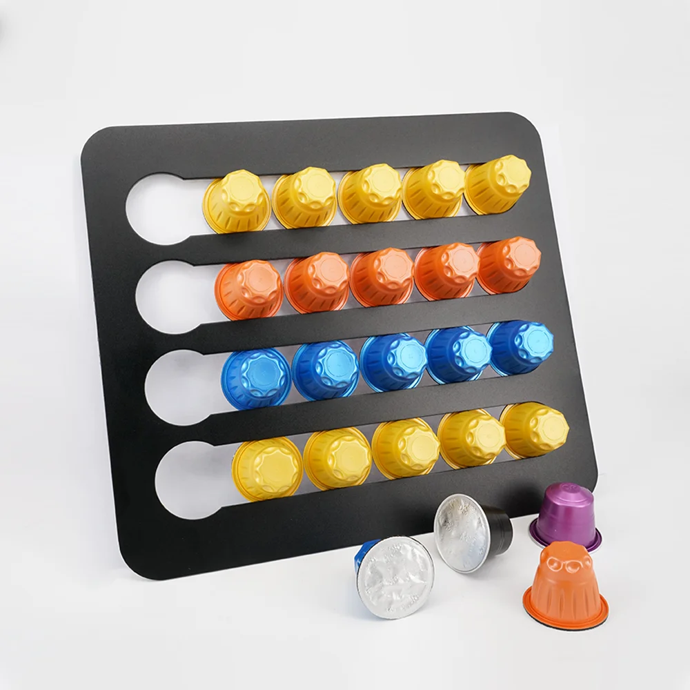 Nespresso Koffie Capsule Houder Stand Roterende Koffiepad Torenrek Draaibare Koffiepad Opslag Planken Opslag 24/40PCS Capsule