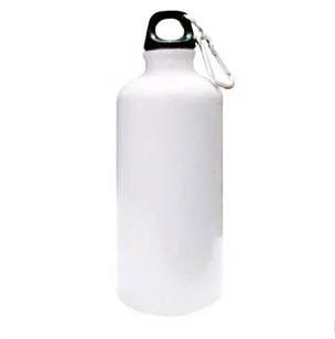 400ML 500ML 600ML White Blank Sublimation Water Bottle Heat Press Sports Bottle For Travel Sport Easy take bike with hook