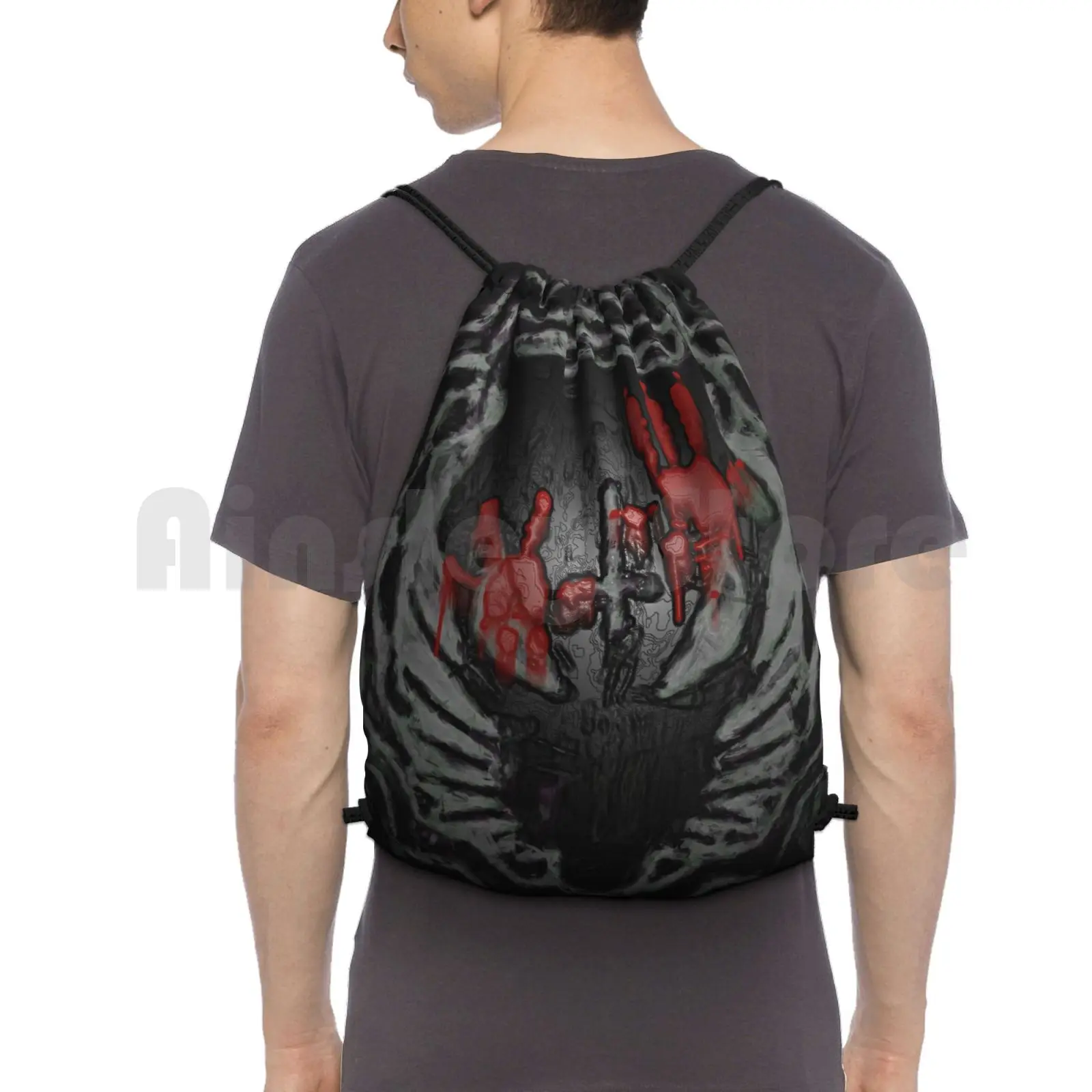 

Rats Rule Pilot Backpack Drawstring Bag Riding Climbing Gym Bag Die Antwoord Music Rat Yolandi Yolandi Visser Zef Zef Cat