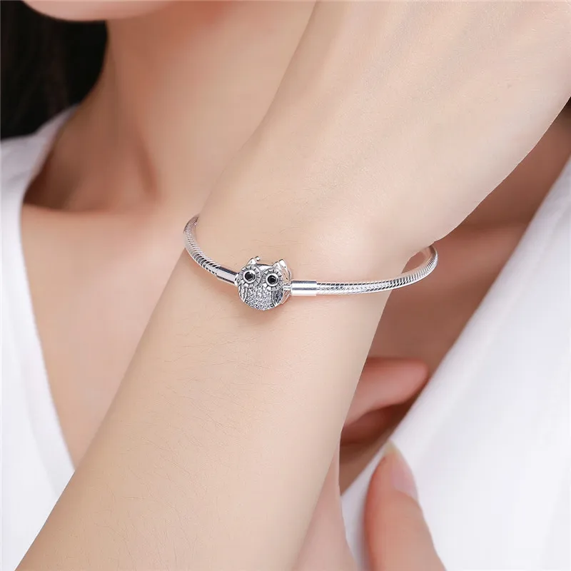 Basic snake chain pulseras 2021 mary poppins fit original european charms bracelet beads diy bangle women fashion jewelry making - Image 5