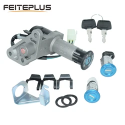 Motorcycle Ignition Switch Key Set Kit For GY6 125cc 150cc Moped Scooter 4 Pin Plug Chinese Scooter Parts