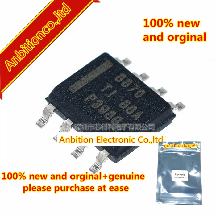 10pcs 100% new and orginal DRV8870DDAR DRV8870DDA SOP8 Brushed DC Motor Driver in stock