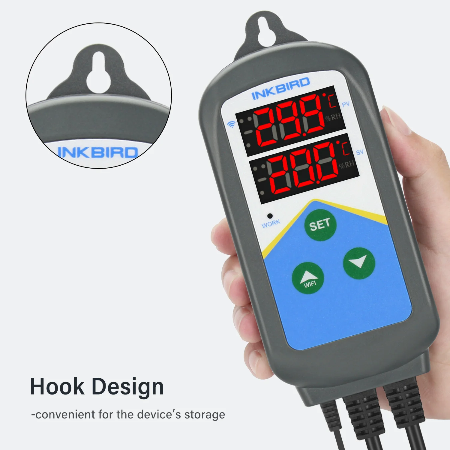 INKBIRD WIFI termoregulator ITC-306T-WIFI 24 godziny cyklu timera termostat podwójnego ogrzewania wyjście na dzień i na noc regulator temperatury