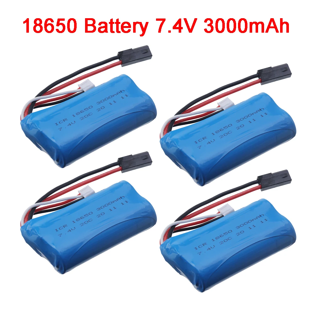 7.4V 3000mah 2s Battery Li-ion batteries 1 TO 5pcs For MJX T40 T40C F39 F49 T39 Syma 822 RC Quadcopter drone parts wholesale