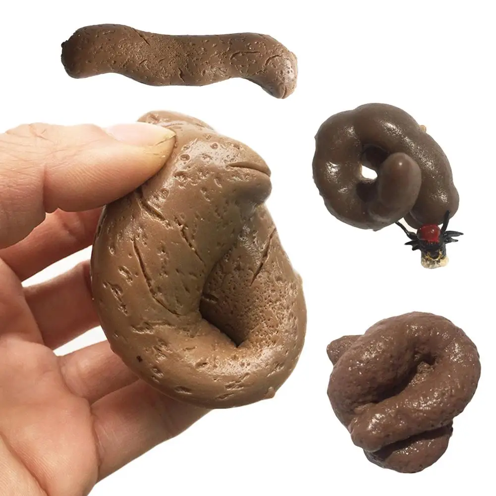 Realistic Gross Poo Waste Turd Fake Pooper Model  Funny Shit Gift Toy Prank Practical JokeTrick Props Artificial Poops