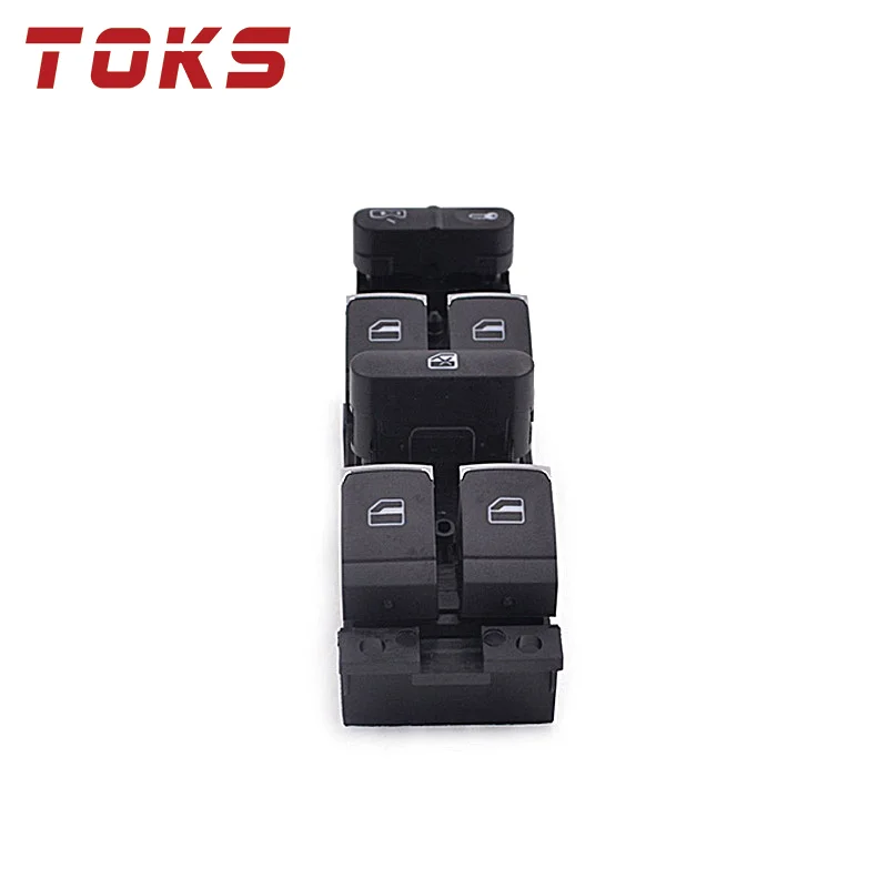 

TOKS 3BD 959 857 Master Power Window Control Switch Button For VW 99-04 GTI Golf 4 Jetta MK4 Bora Beetle Passat B5 3BD959857