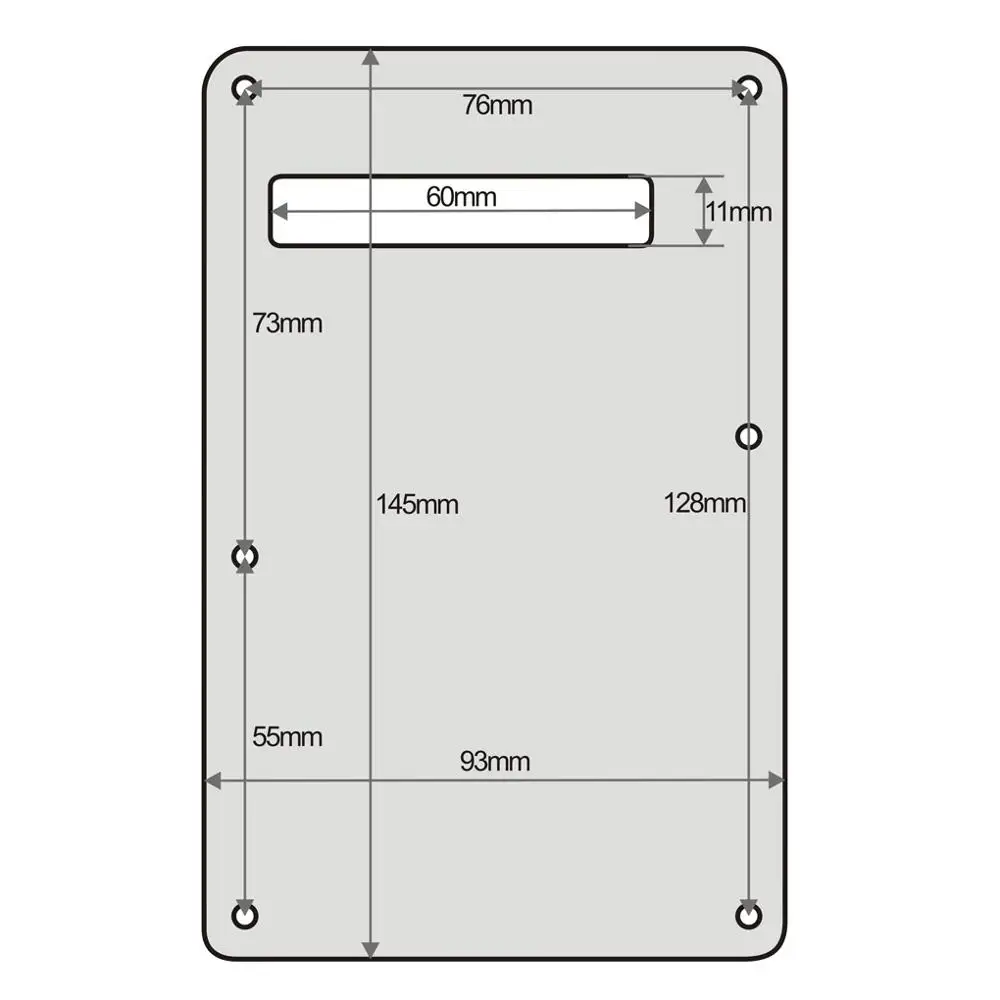 New 1PCS ST Electric Guitar Back Plate Tremolo Cover with Screws,13 Colors for choose