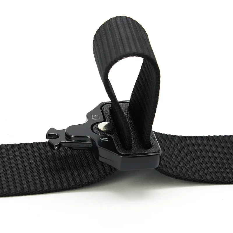 2024 New Belt Tactical Metal Belt Multifunctional Alloy Buckle High Quality Waist Buckle Nylon Belt