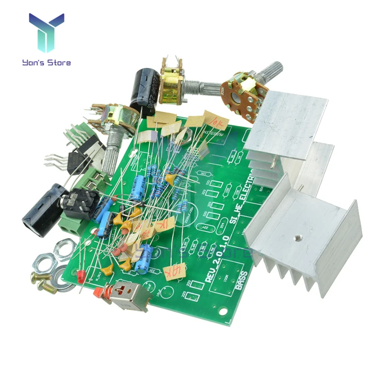 TDA2030A Hifi Khuếch Đại Âm Thanh Mô-đun Âm Thanh Nổi AMP AC 12V Kênh Đôi 15W + 15W Diy điện Tử PCB Mô-đun