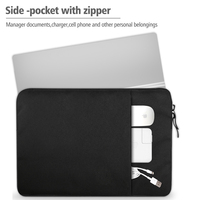 UPERFECT Polyester Laptop Sleeve Protective Case Vertical Style With Pocket Zipper For 13.3-18Inch Monitor Pad Tablet