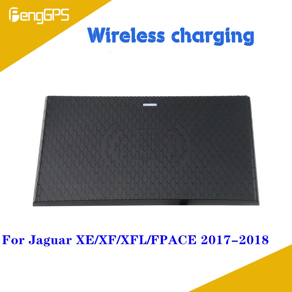 

Quick Wireless Charger For Jaguar XE XF XFL F-PACE 2017 2018 QI Fast Mobile Phone 10W Hidden Car Dashboard Holder Charging Pad