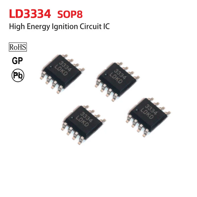 LD3334  MC3334  MCZ3334 SOP8 High Energy Ignition Circuit IC   ASIC ic Integrated circuit