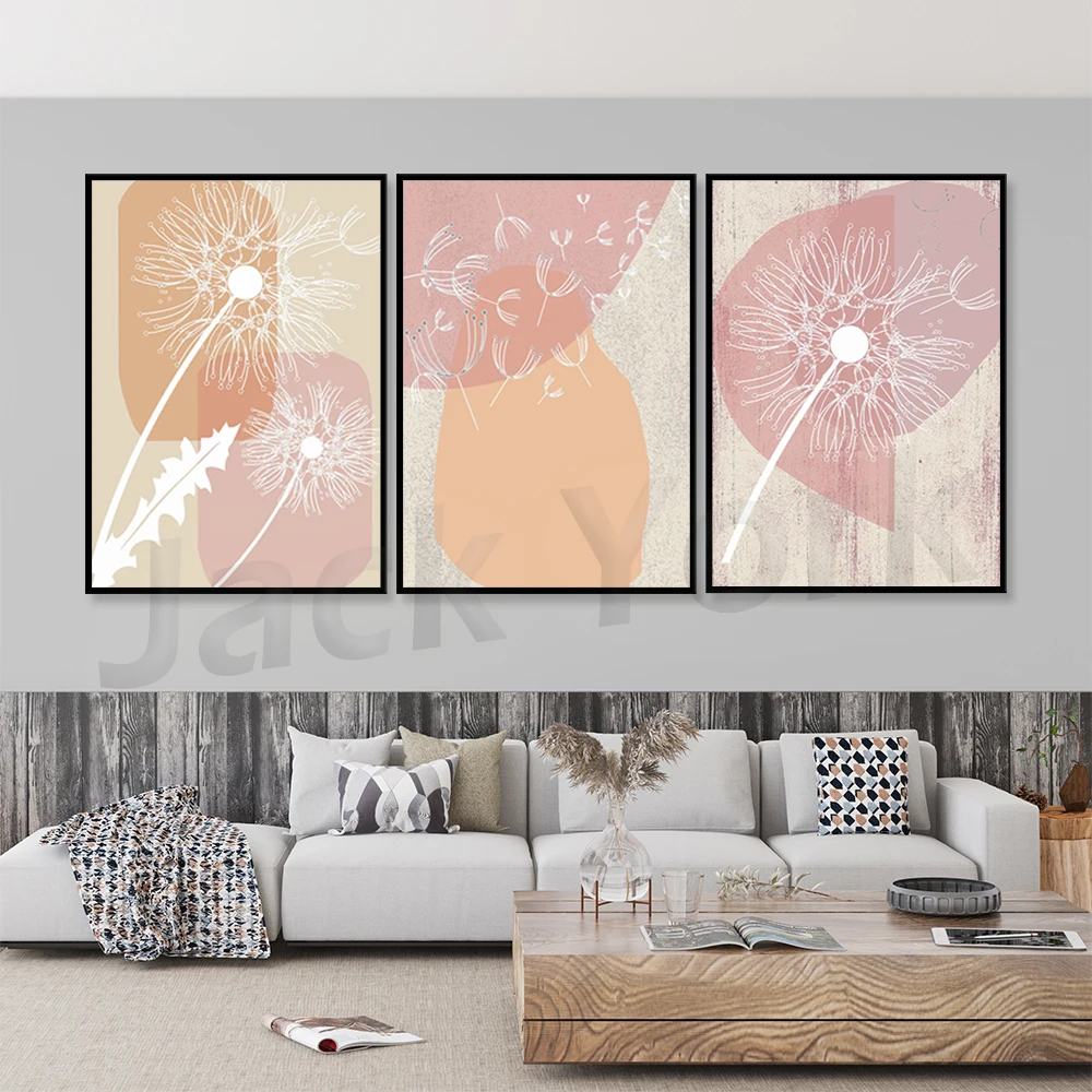 Print wall art, Modern artwork , Large canvas art, Neutral wall Prints, Wall Art, Minimalist floral print, Boho art