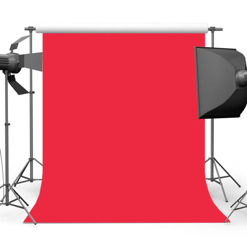 

MOCSICKARed Background for Photography Solid Color Photo Backdrop for Newborn Photographic Studio Computer Printed MW-188